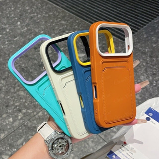 Capa de telemóvel luxuosa e macia, revestida em silicone, com compartimentos para cartões, design tipo carteira e compat
