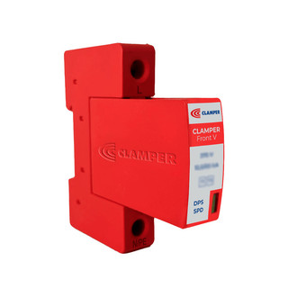 DPS CLAMPER Front V Monopolar 385V 12,5/60KA Classe I+II - Protetor contra surtos para quadros elétricos