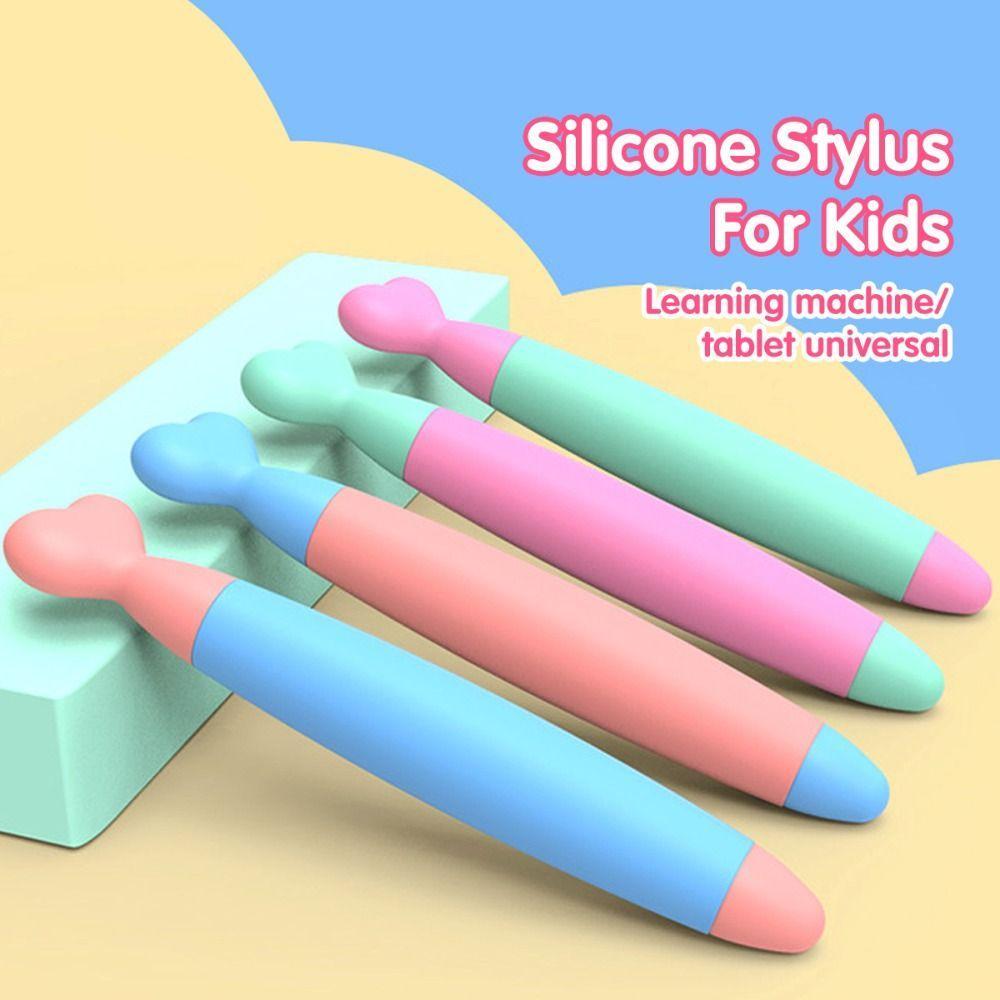 Caneta Stylus Infantil , Universal Com Tela Sensível Ao Toque Ponta De Borracha , Lápis De Capacitivo Para Tablet De Sil