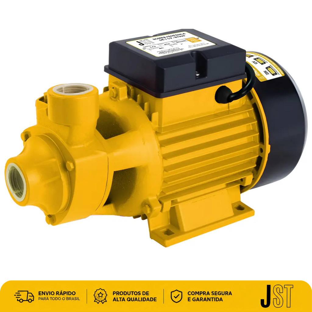 Bomba d'Água Periférica JST B1000 1CV Bivolt 127/220V 45m 50L/min Água Limpa