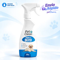 Banho a Seco Pet Clean 500ml para Cães e Gatos Cheiroso