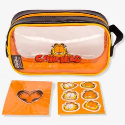 Necessaire com Adesivos Garfield