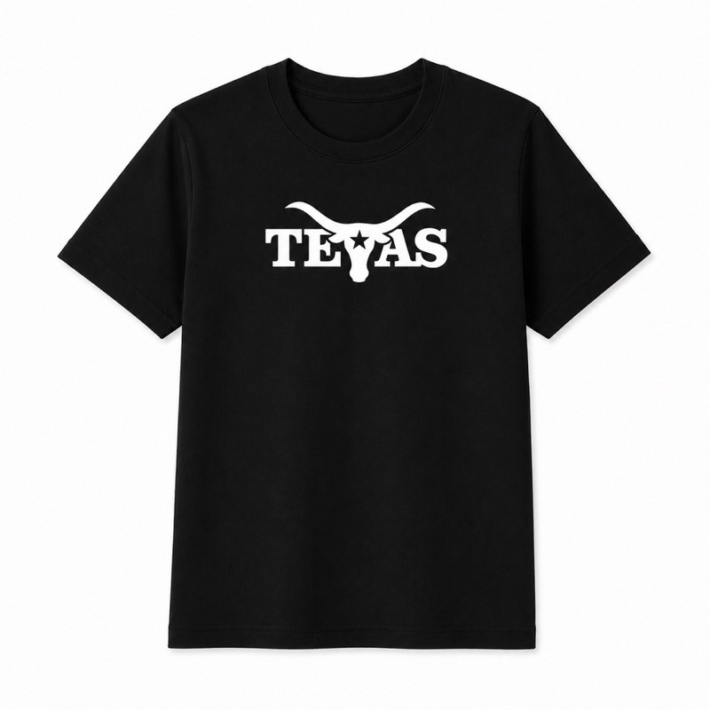 Camiseta Unissex Estampada Country Básica 100% Algodão Cor Branca E Preta Plus size