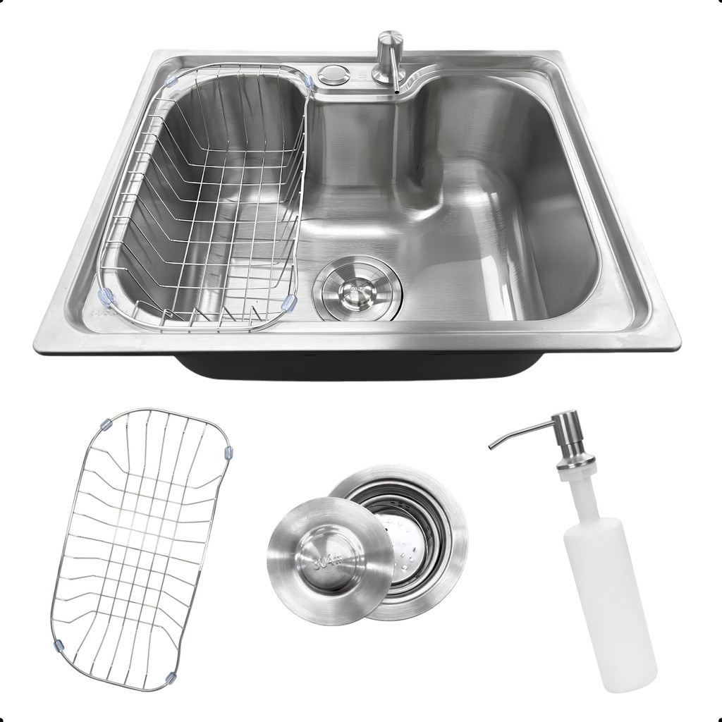 Cuba Gourmet Pia Cozinha Aço Inox 304 Com Acessórios 50x40cm