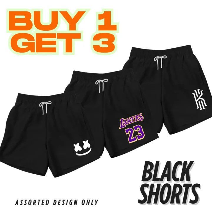 Kit 3 Short Masculino Tactel Premium Drifit Com Elastano Bermuda Praia Moda Verão Fitness estampado