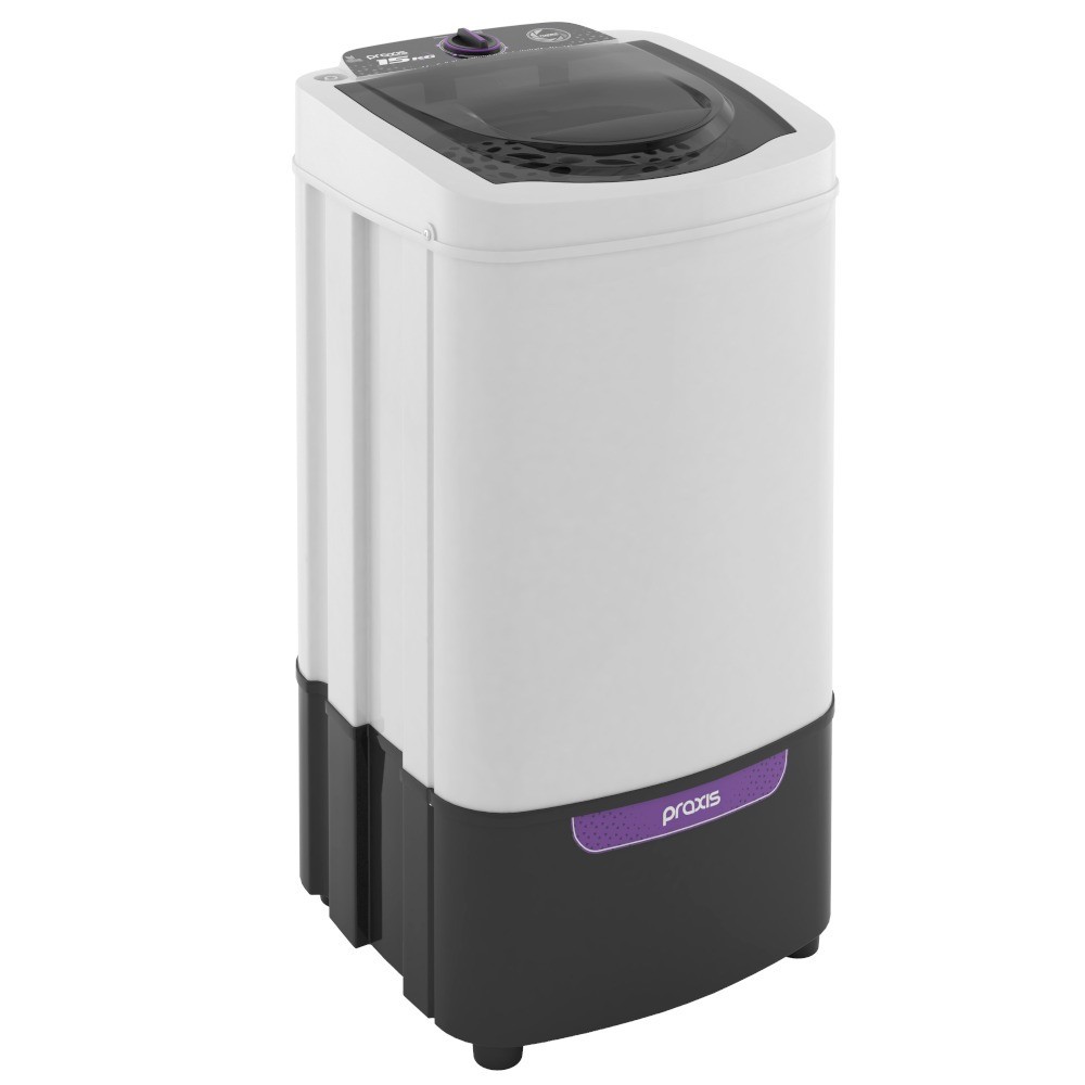 Centrífuga de roupas 15 kg com timer compacta branca - Praxis