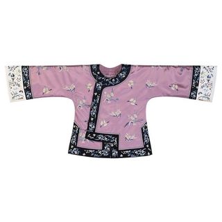 Flower Shadow | 2024 Spring New Arrival | Exquisitely Printed Retro Chinese Style Round Neck Daily Top with Chinese Knot