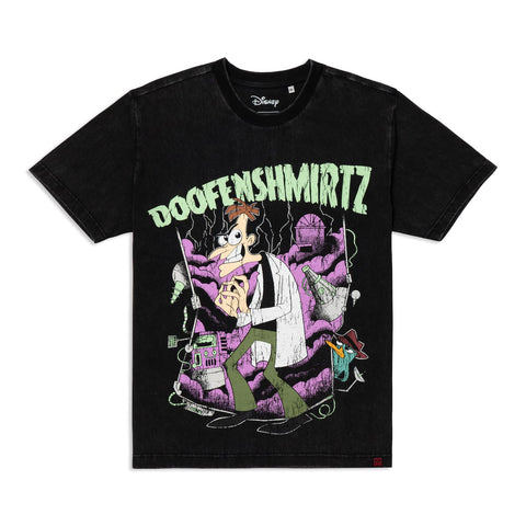 Camiseta Masculina Personagem Doutor Doofenshmirtz Desenho Animado Laboratório Divertida Confortável Descolada Retrô
