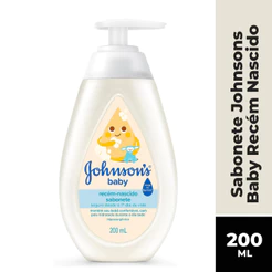 SABONETE LÍQUIDO JOHNSONS BABY RECÉM NASCIDO 200ML