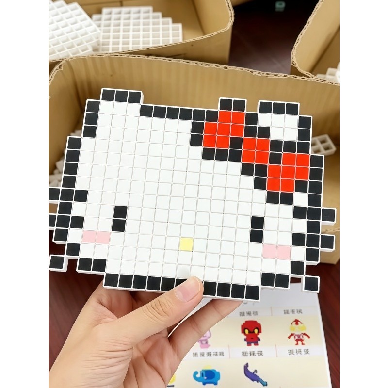 Novo como jogar!Doudou 2.0 Knock Doudou Material diy brinquedo 3d tridimensional pai-filho artesanal doudou saco educaçã