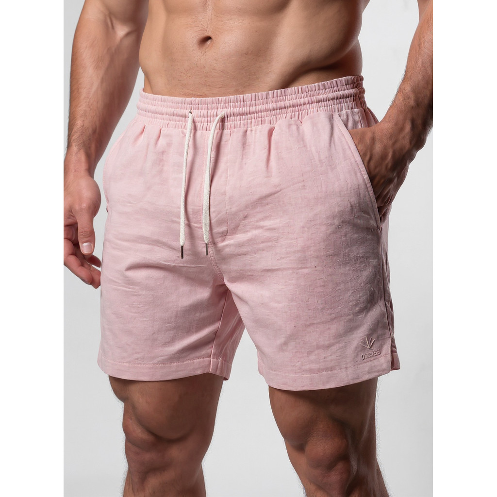 Kit 2 Bermudas Masculinas Linho Elastano Praiana Confortável Verão — Aline Secco Store