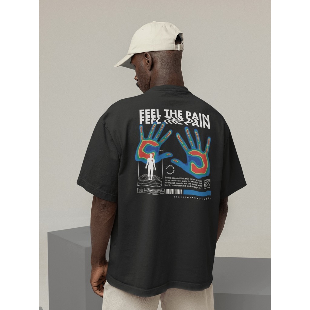 [Camiseta Premium em Algodão Puro]GXG Camisa Camiseta Oversized Gola Alta Streetwear Masculino e Feminino 100% Algodão E