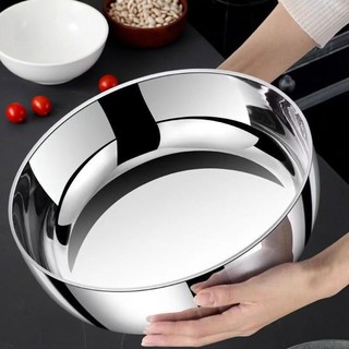 E bacia Extra grossa grossa grossa bacia de sopa de aço inoxidável cozinha doméstica panela quente bacia lavagem legumes