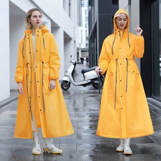 Capa de chuva feminina longa corpo inteiro à prova de chuva de uma peça exterior Wear 2023 novo estilo masculino bateria