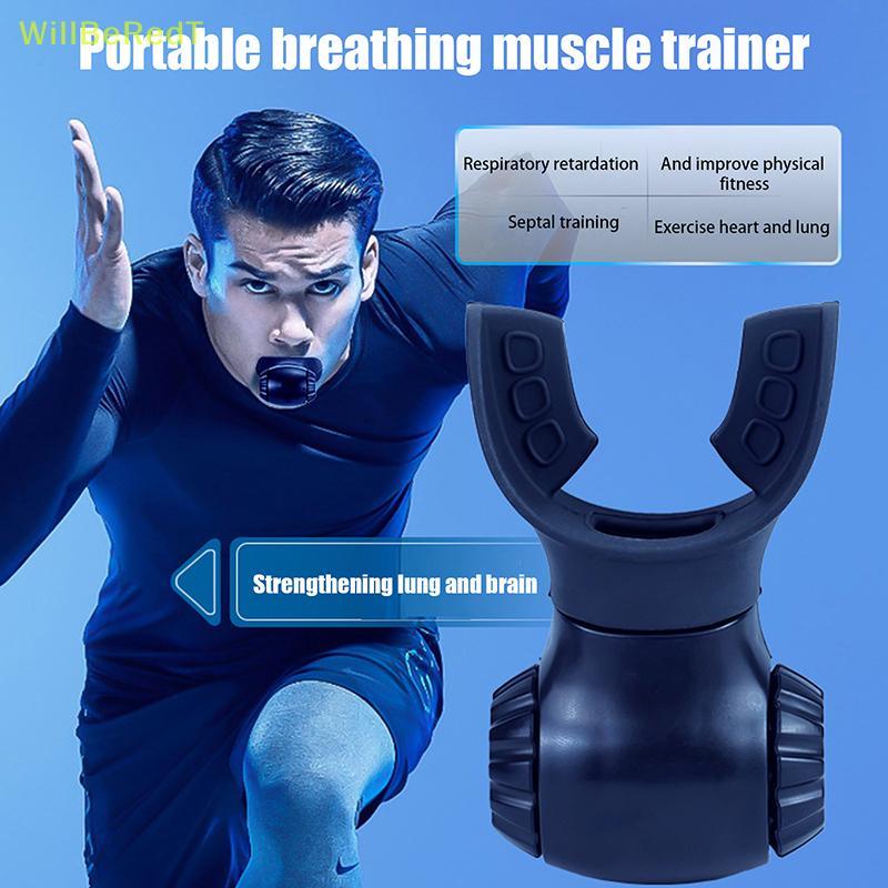 [WillBeRedT] Treinador De Respiração Respirador Pulmonar Equipamento De Fitness Silicone Respiratório Treinamento De Alt