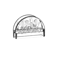 Porta Guardanapos Tulipa Cristal 12,5xL4,2xA9cm -L Hermitage