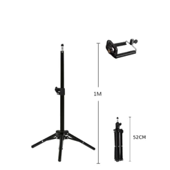 Tripé Profissional 1m + Suporte Para Celular Câmera