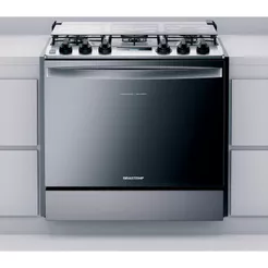 Fogão Brastemp de Embutir 5 Bocas Inox BYS5PCRUNA