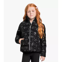 Jaqueta Puffer Infantil Feminina Trick Nick Preto