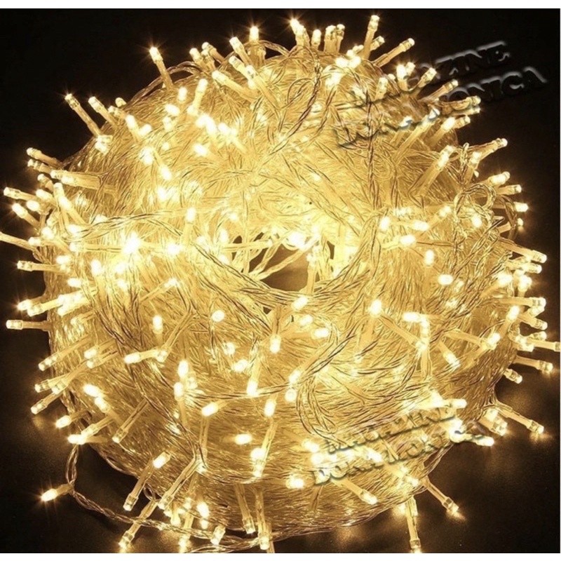 Leds Solar Natal | Cascata 100 Led's Decoração Natal Festas Até 10m | 110v/220v | Ip66