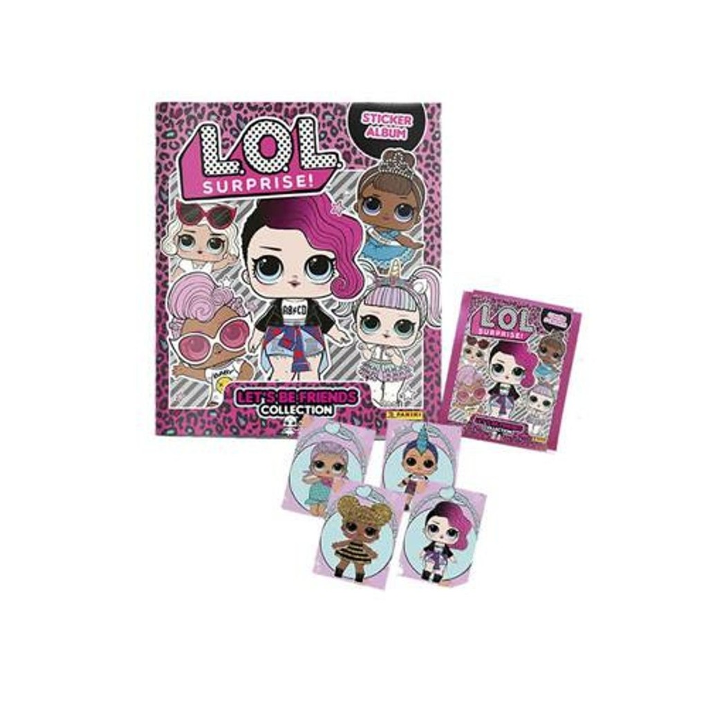 Kit Figurinha Lol Surprise 36 Cards E 144 Figurinhas Panini