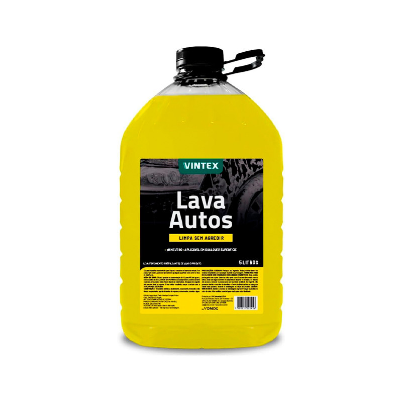 Shampoo Automotivo Lava Autos Concentrado Vintex Vonixx 5 Litros
