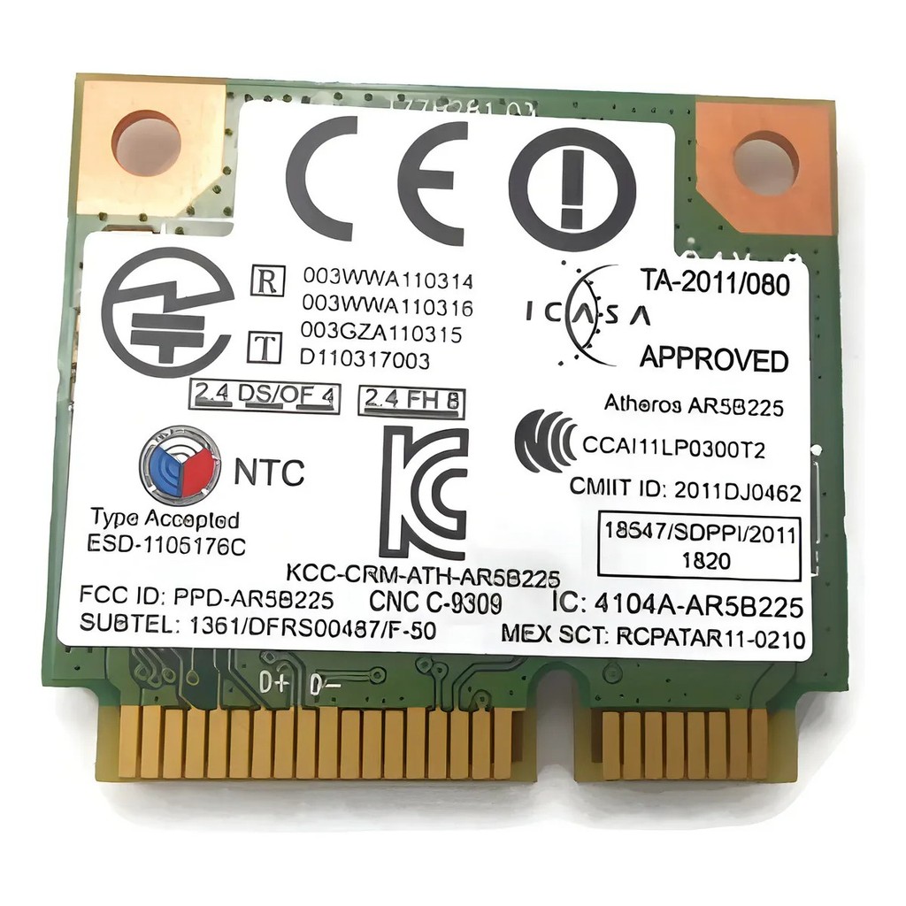 Ar5b225 Placa Wifi + Bt P/ Samsung R440 Np530 Windows10 Mf