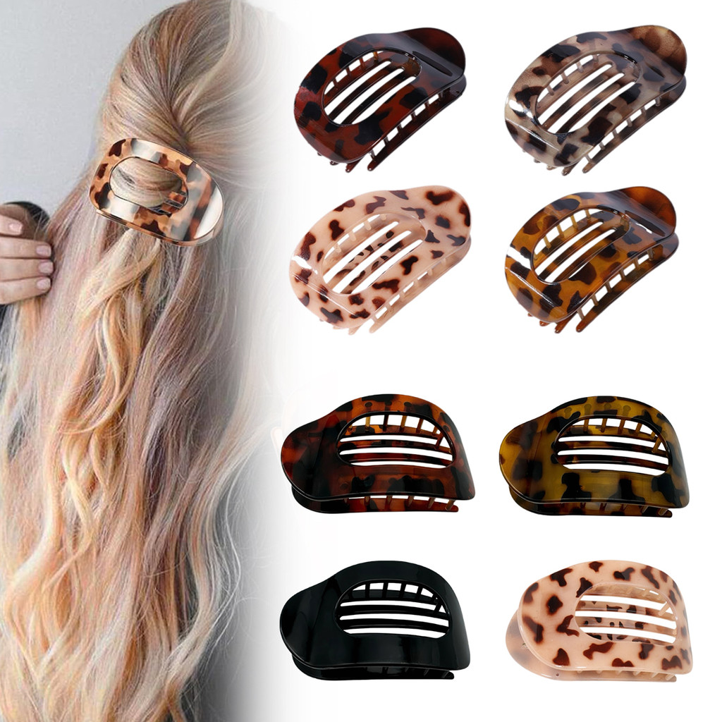 4 Pçs Garra De Cabelo Plano Forma Folha Geométrica Simples Hairpin Grampo Presilhas Feminino Meninas Acessórios Para O H