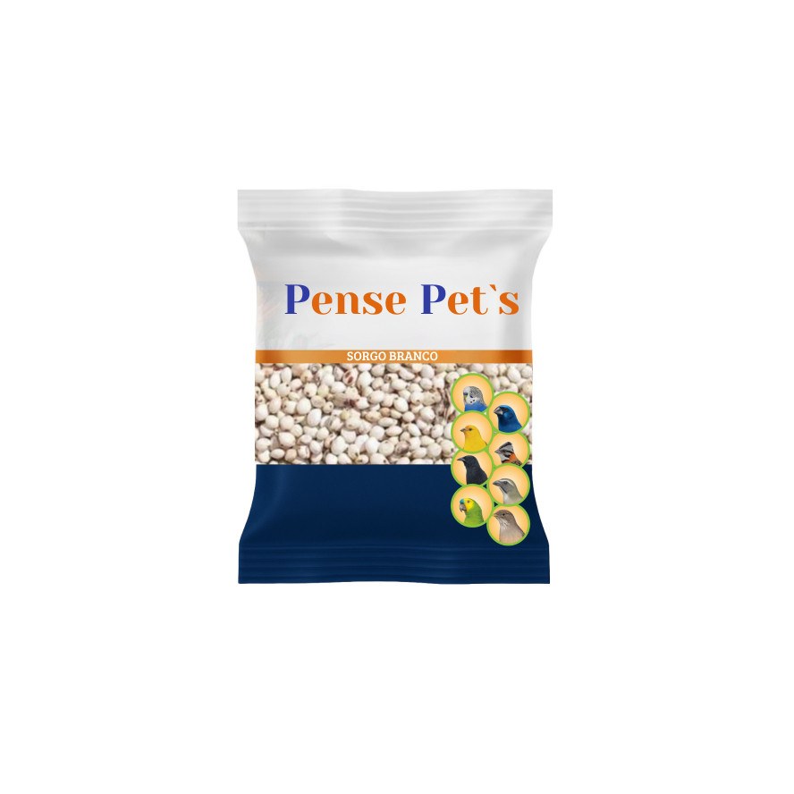 Sorgo Branco para Pássaros - 5kg
