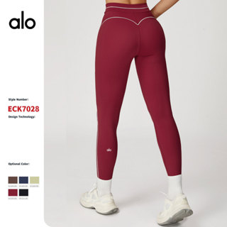 Contraste cor escovado calças de Yoga dobrado cintura alta calças magras ao ar livre correndo esportes roupas de Fitness em Oferta na Shopee