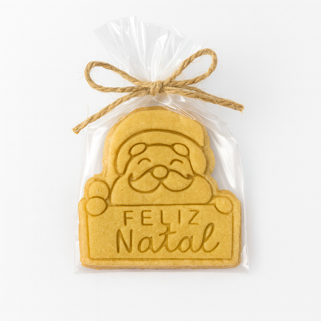 Cortador de Biscoito Natal Papai Noel Ginger Rena Feliz Natal — imagem 2 de 2