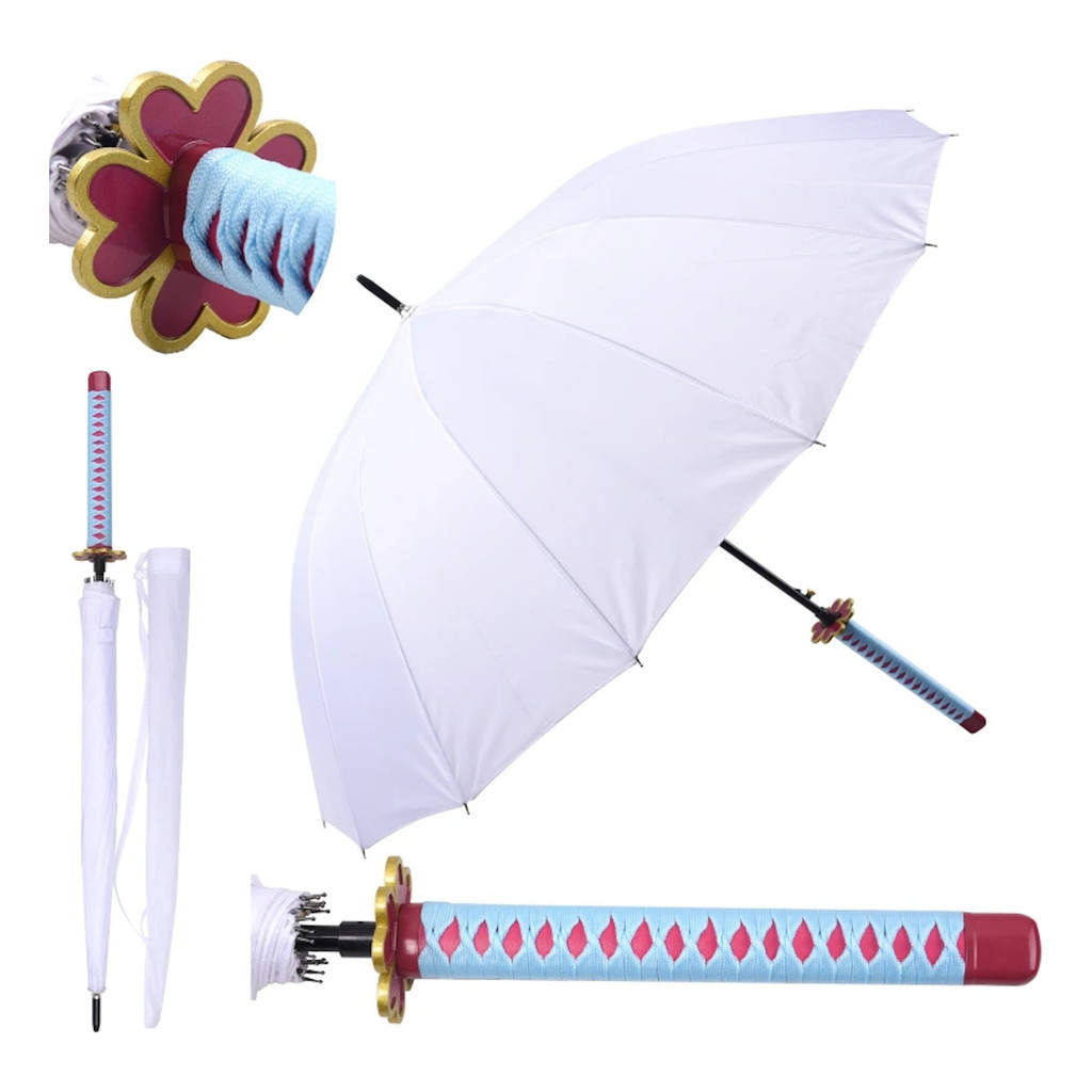 Guarda Chuva Kimetsu No Yaiba Cabo O-Katana Mitsuri Kanroji Suporte Mesa
