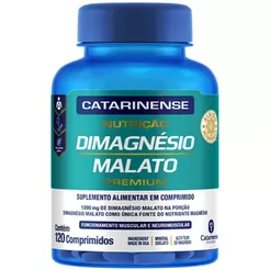 Dimagnésio Malato - 120 Comprimidos - Catarinense