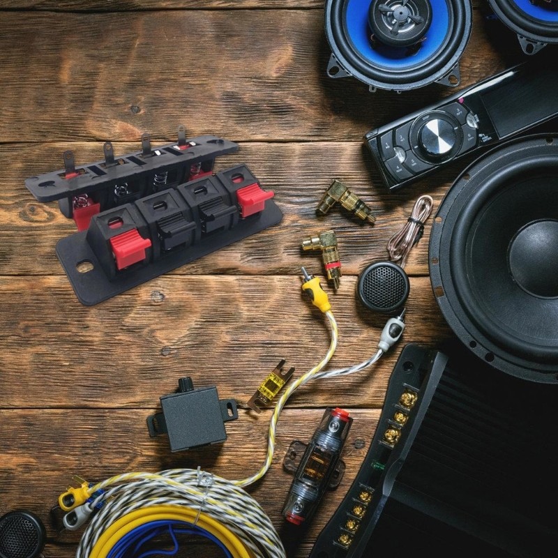 Clipe Terminal De Mola Profissional KOKO Para Equipamentos Auditivos E Teste De Lâmpada LED 4 Pinos