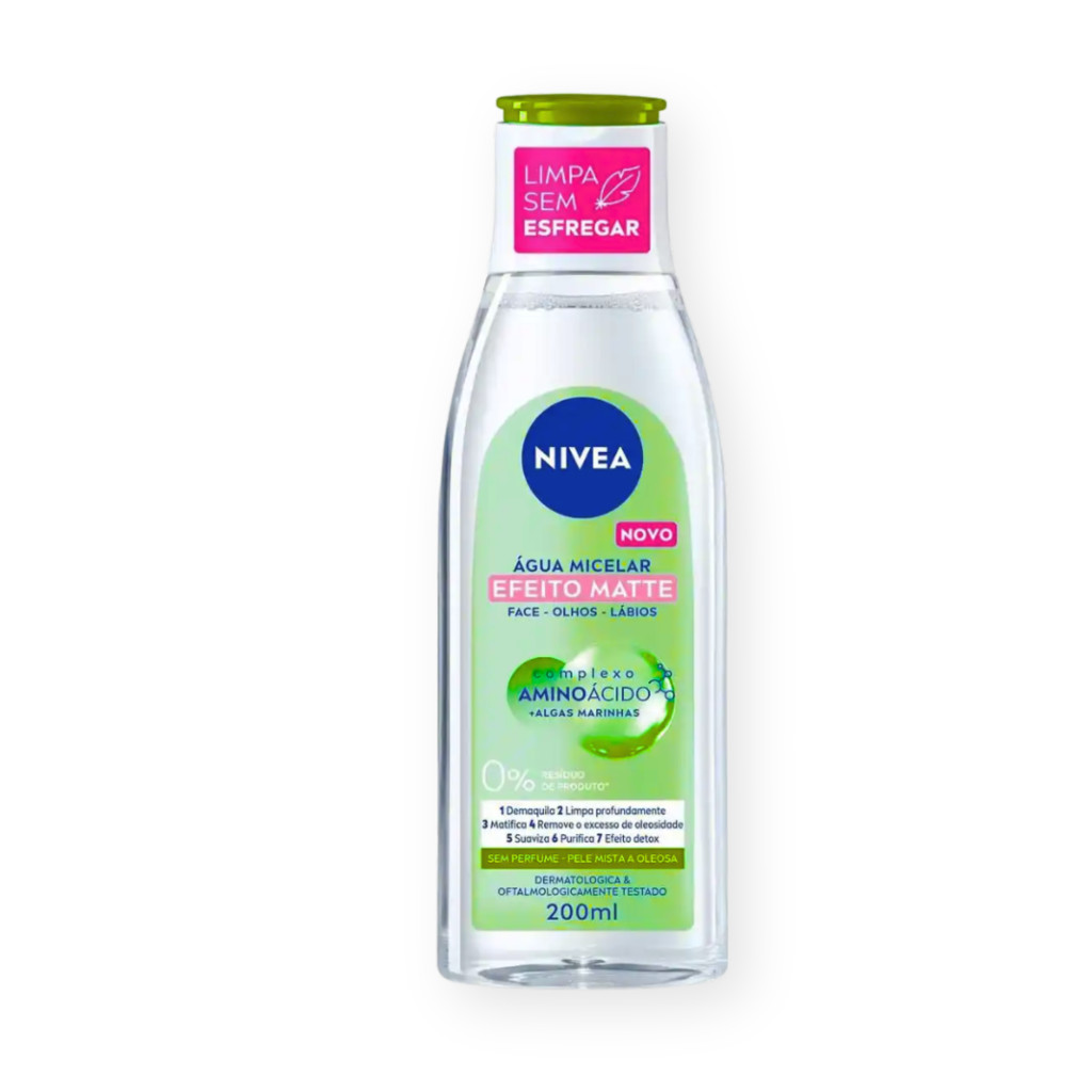 AGUA MICELAR EFEITO MATTE 200ML NIVEA