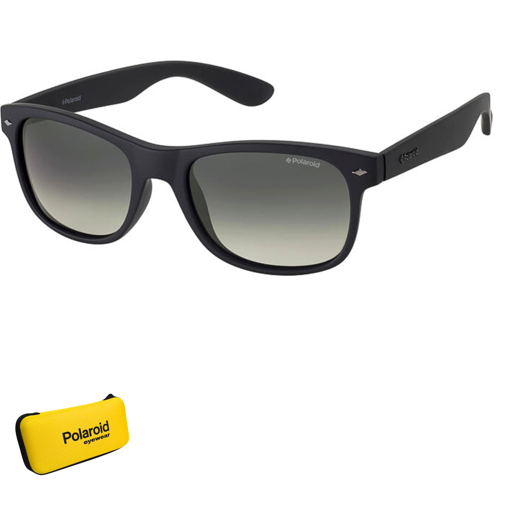 Óculos de Sol Polaroid Masculino Preto Fosco Polarizado PLD 1015/S DL5 53LB S