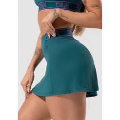 SHORT SAIA FITNESS FEMININO COM ELÁSTICO NO CÓS ACTIVITY DLK