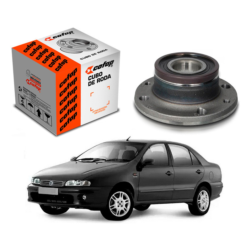 Cubo De Roda Traseiro Abs Marea 1.8 2.0 2.4 1998 A 2007