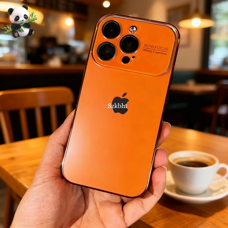 Capa De Vidro Fosco AG De Luxo Para iPhone 17 16 15 14 13 12 11 Pro Max Com Protetor De Lente Completo
