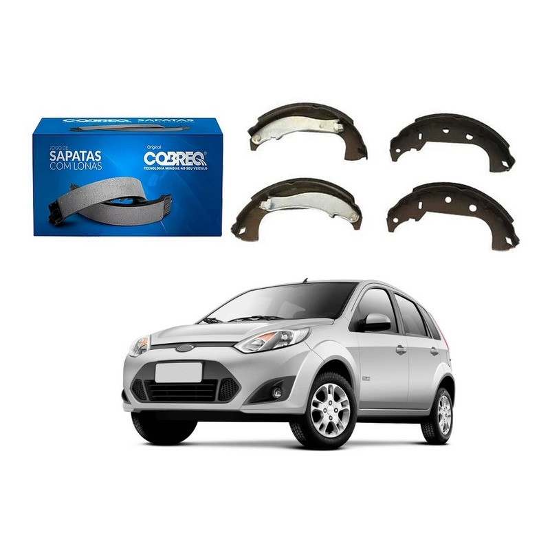 Sapata De Freio Cobreq Fiesta 1.0 1.6 2010 A 2014 em Oferta na Shopee