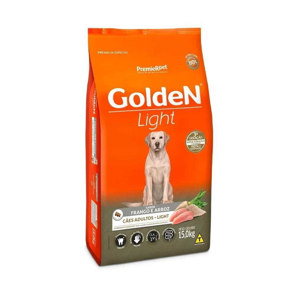 Ração Golden Fórmula Cães Adultos Light Frango 15Kg em Oferta na Shopee