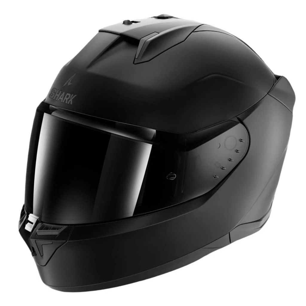 CAPACETE FECHADO SHARK D-SKWAL 3 BLANK MAT KMA PRETO FOSCO