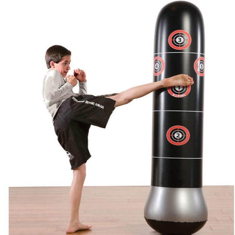 Saco de boxe interativo para crianças e adultos de 1,5 m para entretenimento Bomba de ar grátis M-54