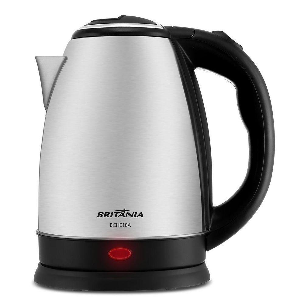 Chaleira Elétrica Britânia 1,8L Inox BCHE18A 220V