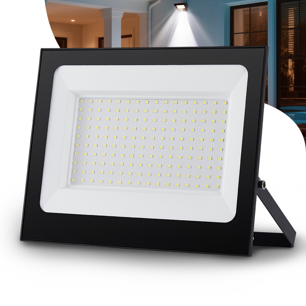 Kit 1-4 Refletor LED 1000W Holofote Bivolt à Prova d'Água Super Brilhante e Econômico Frio Externas em Oferta na Shopee