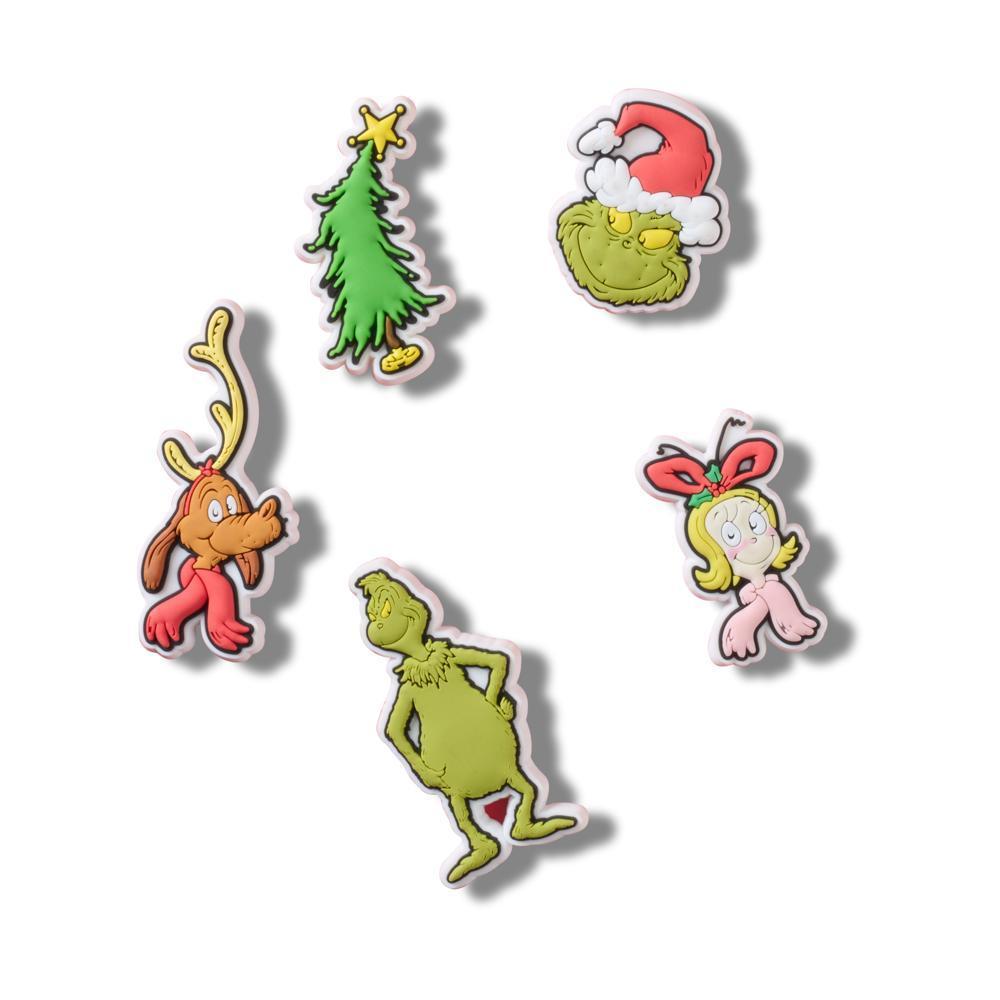 Jibbitz™ The Grinch Pack com 5 Peças Único em Oferta na Shopee