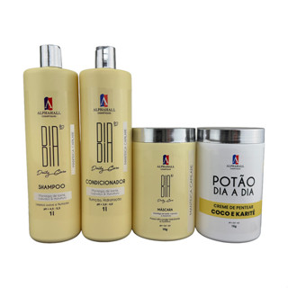 Kit Manteiga Capilar Dia a Dia 1L + Creme de Pentear Potão Coco e Karité 1kg em Oferta na Shopee