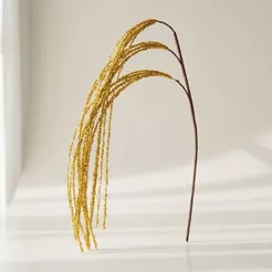 Galho Decorativo de Natal - Lantejoulas Douradas - 97cm - 1 unidade - Cromus - Rizzo