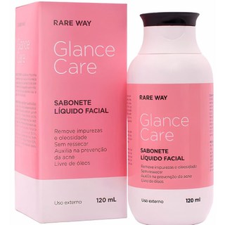 Sabonete Skin Care 120 ML Facial Líquido Glance Rare Way Controle da Oleosidade