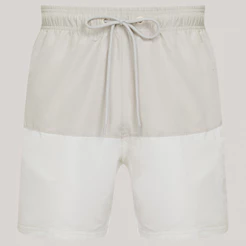 Short John John Bicolor Ve26 Bege Masculino